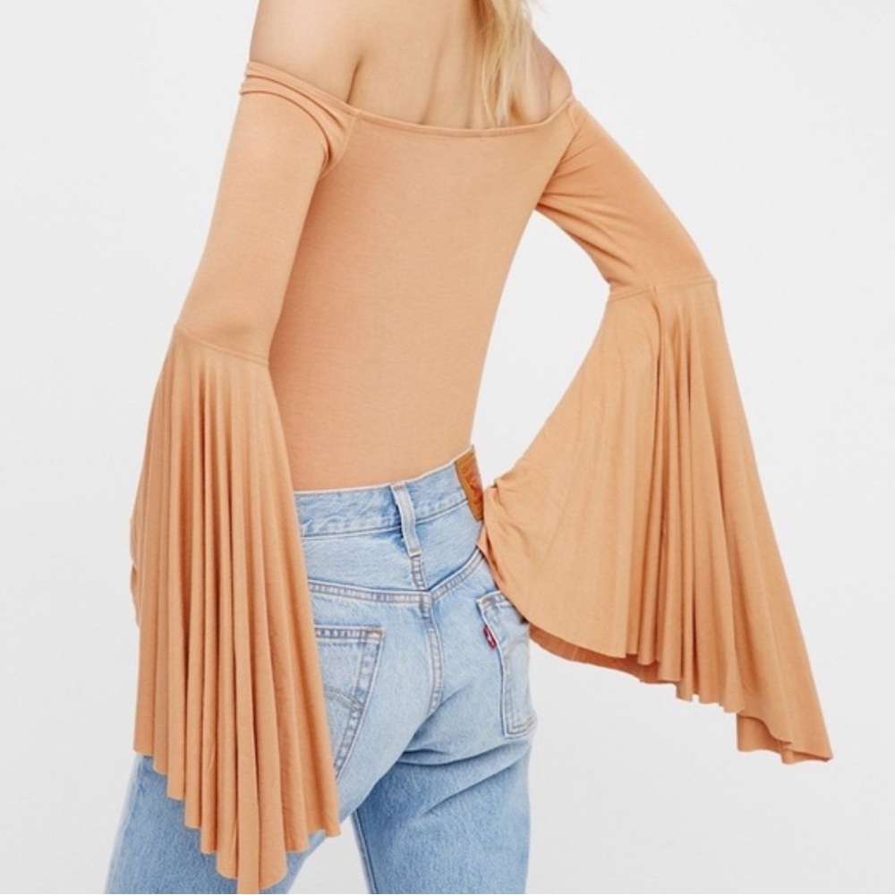 Free People Bell Sleeve Top